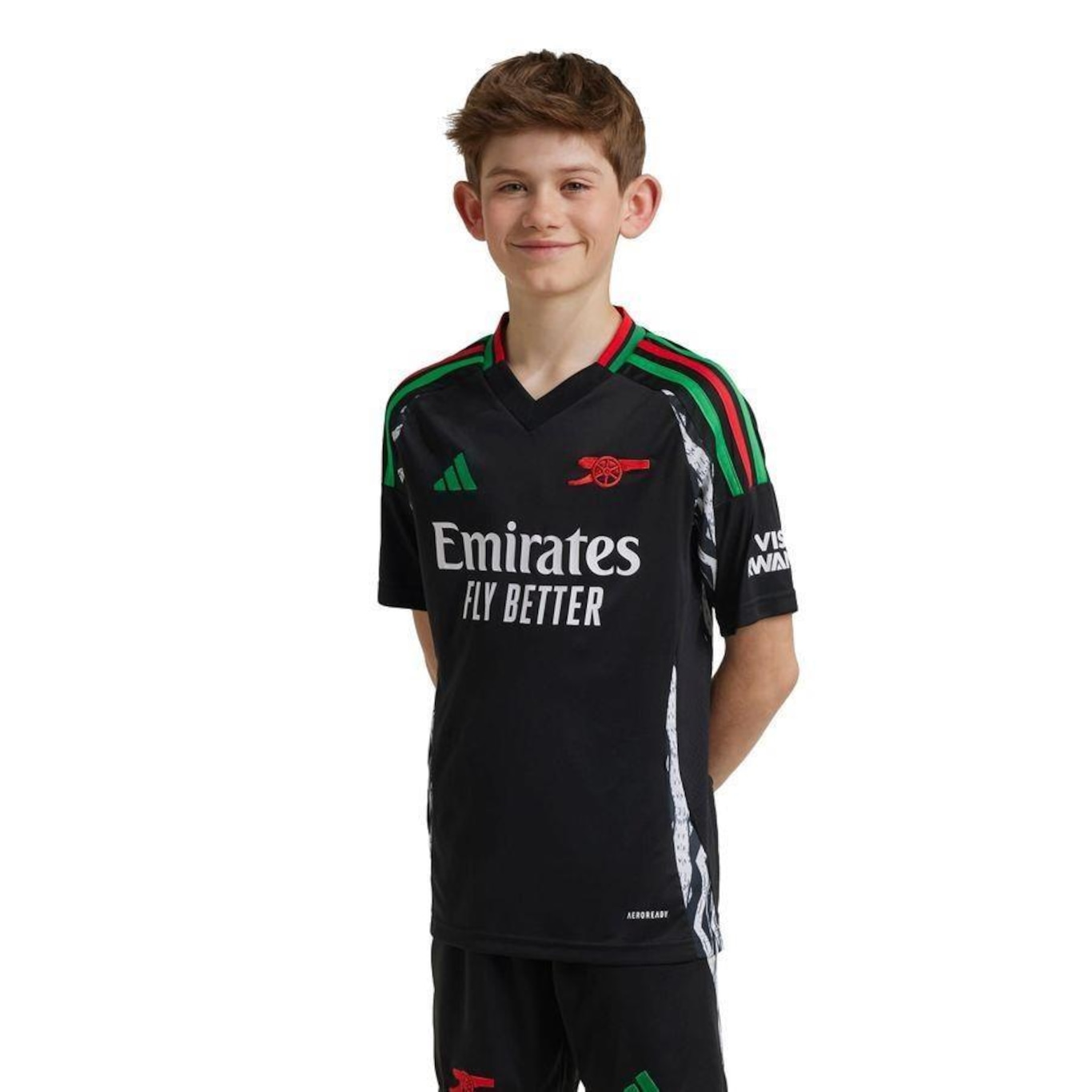 Camisa 2 Arsenal 24/25 adidas - Infantil - Foto 2