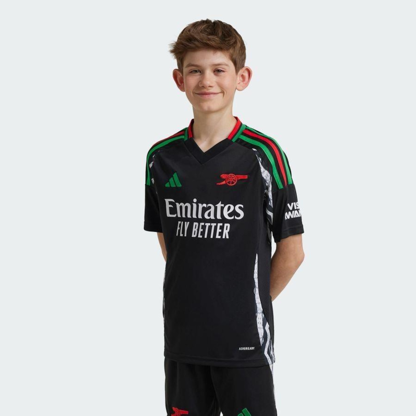 Camisa 2 Arsenal 24/25 adidas - Infantil - Foto 3