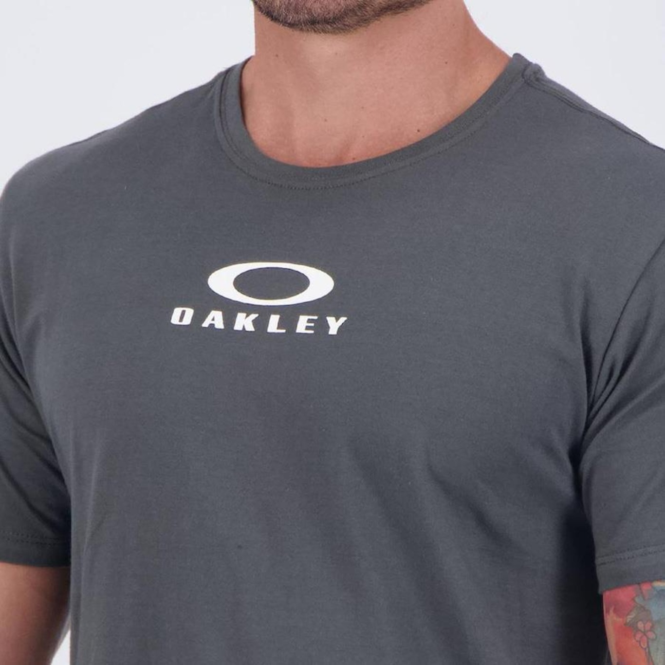 Camiseta Oakley Bark New Wt24 - Masculina - Foto 3