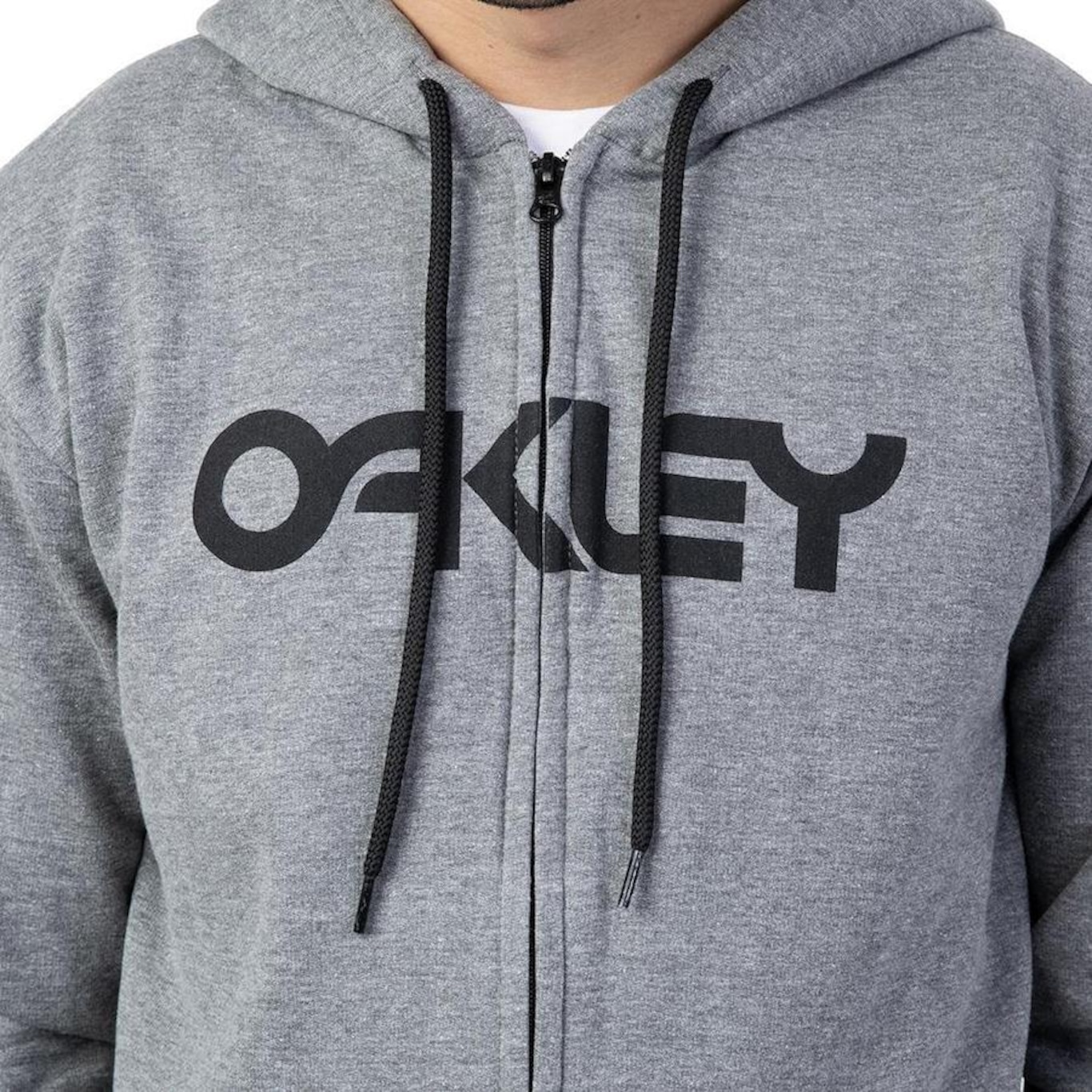 Blusão de Moletom Oakley Mark Ii F/Z Atlhetic Heather - Masculino - Foto 5