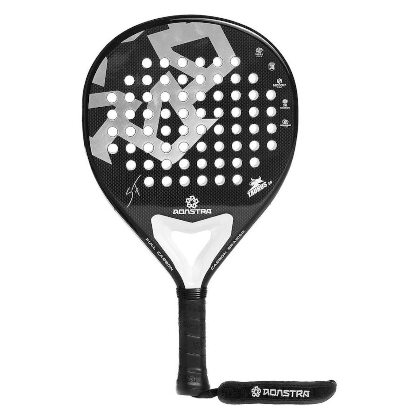 Raquete Padel Adastra Taurus 2.0 Carbono 3K Stefano Flores - Foto 1