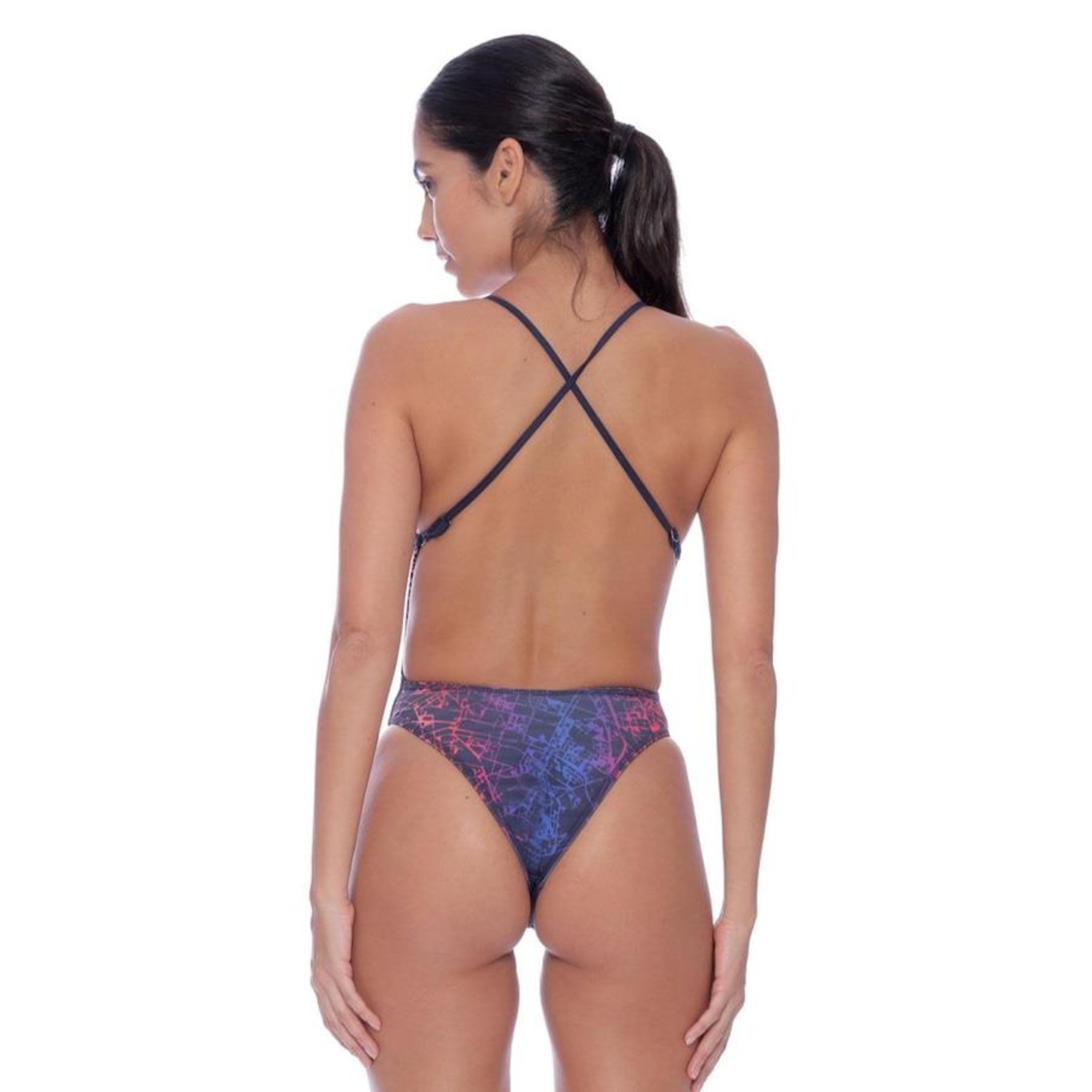 Maiô Speedo New Cross Slim France - Feminino - Foto 2