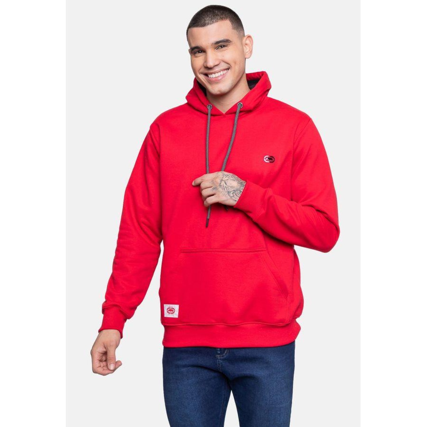 Blusão de Moletom com Capuz Ecko New Fashion Basic - Masculino - Foto 4