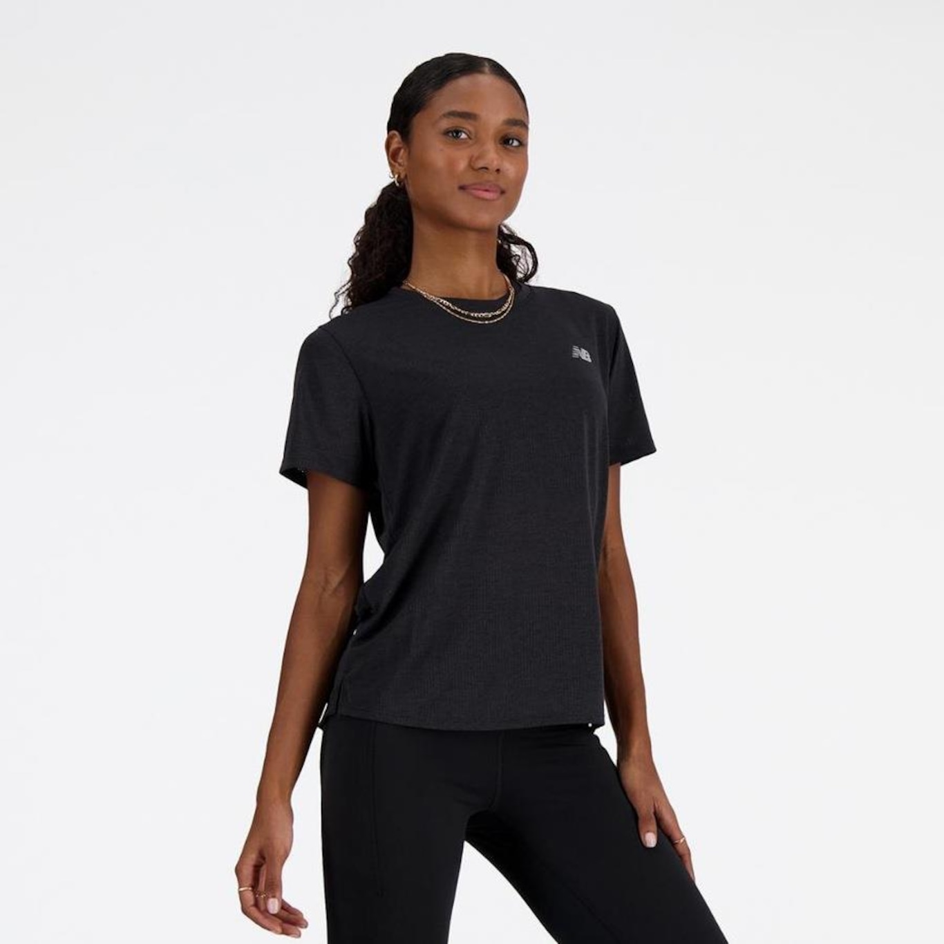 Camiseta New Balance Athletics Run - Feminina - Foto 1