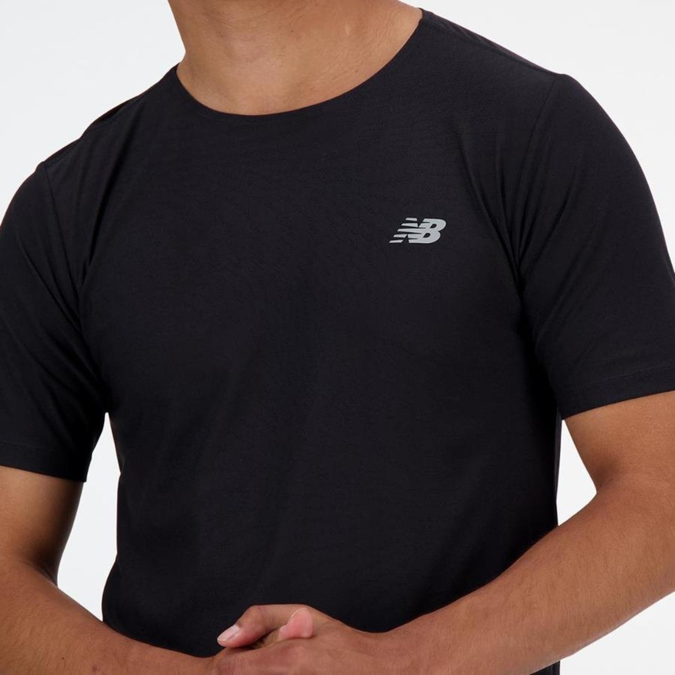 Camiseta New Balance Jacquard - Masculina - Foto 4