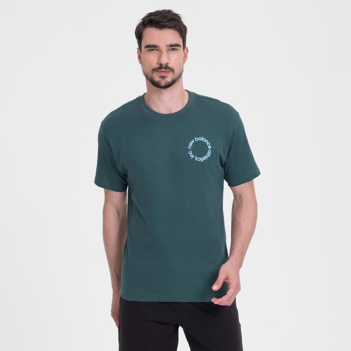 Camiseta New Balance Qt Circular - Masculina - Foto 1