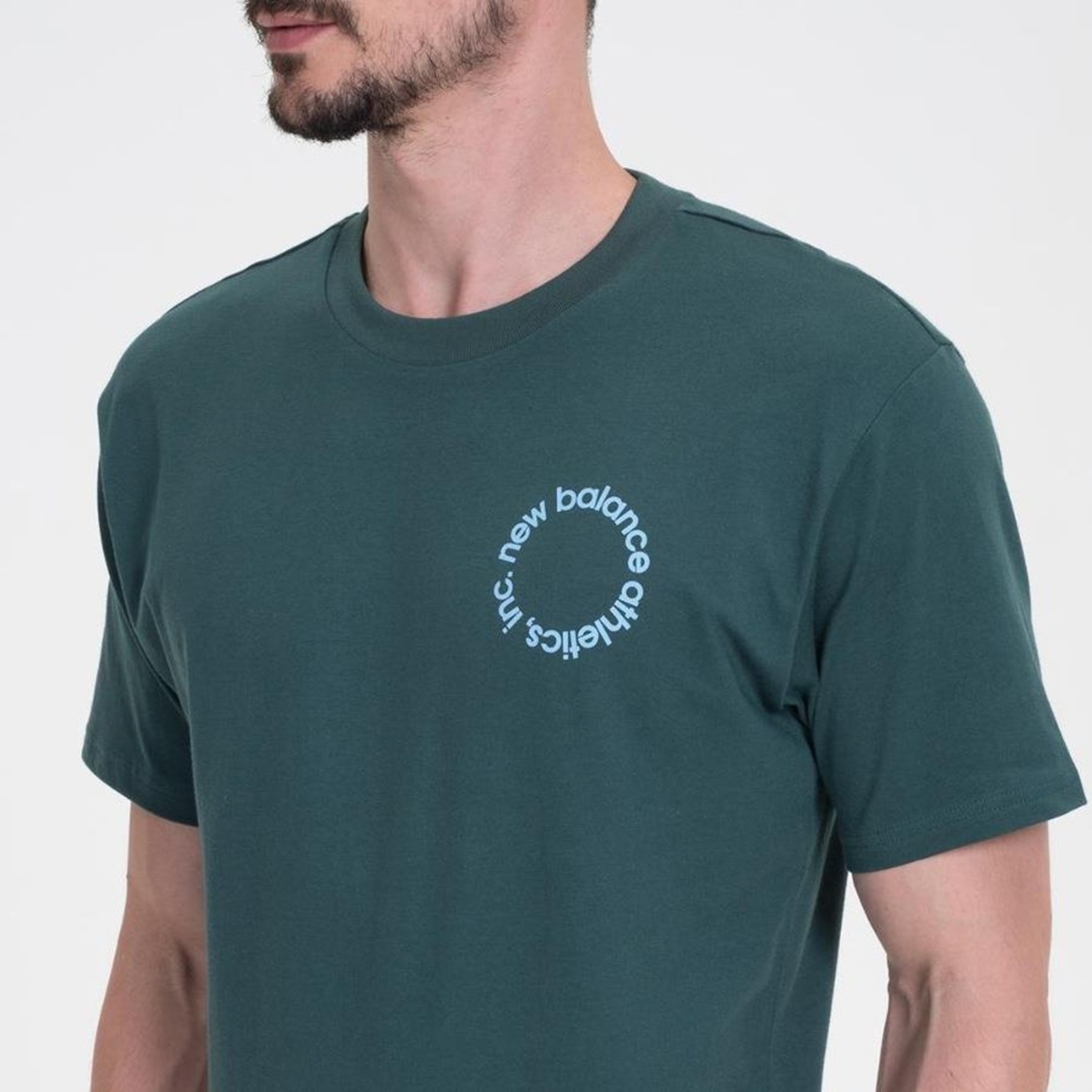 Camiseta New Balance Qt Circular - Masculina - Foto 5