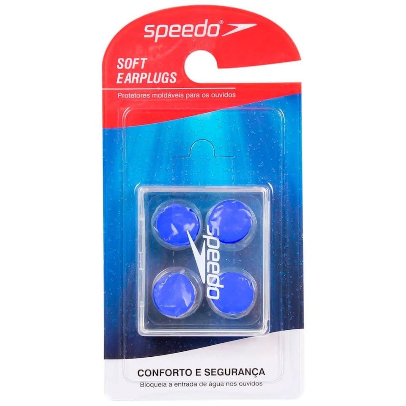 Protetor de Ouvido Speedo Soft Earplugs Silicone - Foto 1