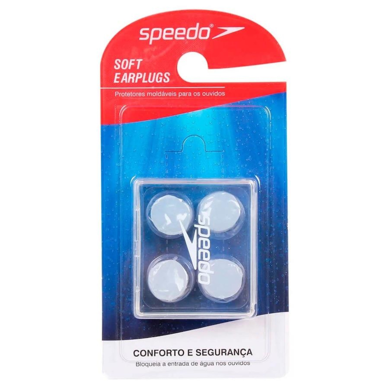 Protetor de Ouvido Speedo Soft Earplugs Silicone - Foto 1