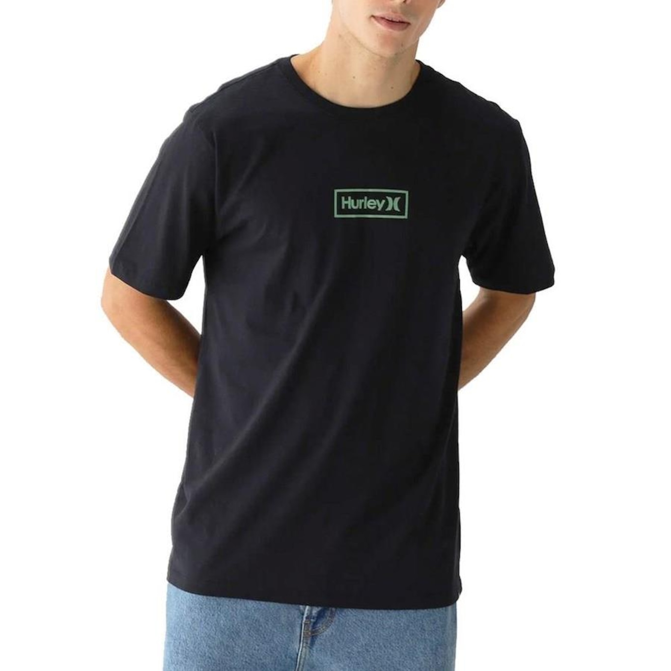 Camiseta Hurley Silk Box - Masculina - Foto 1