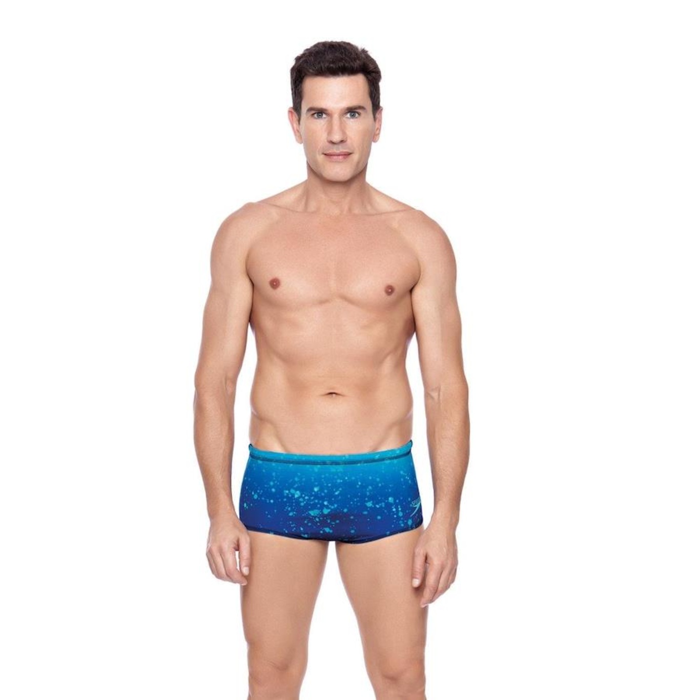 Sunga Speedo Tradicional Bubble Blue - Masculina - Foto 1