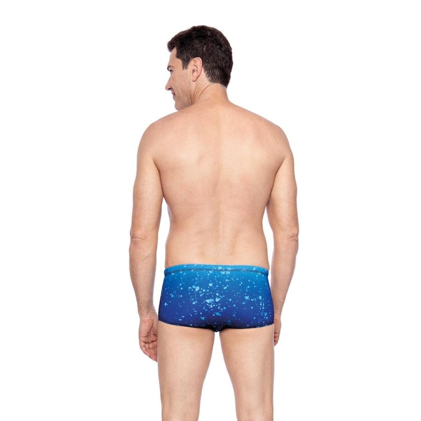 Sunga Speedo Tradicional Bubble Blue - Masculina - Foto 2