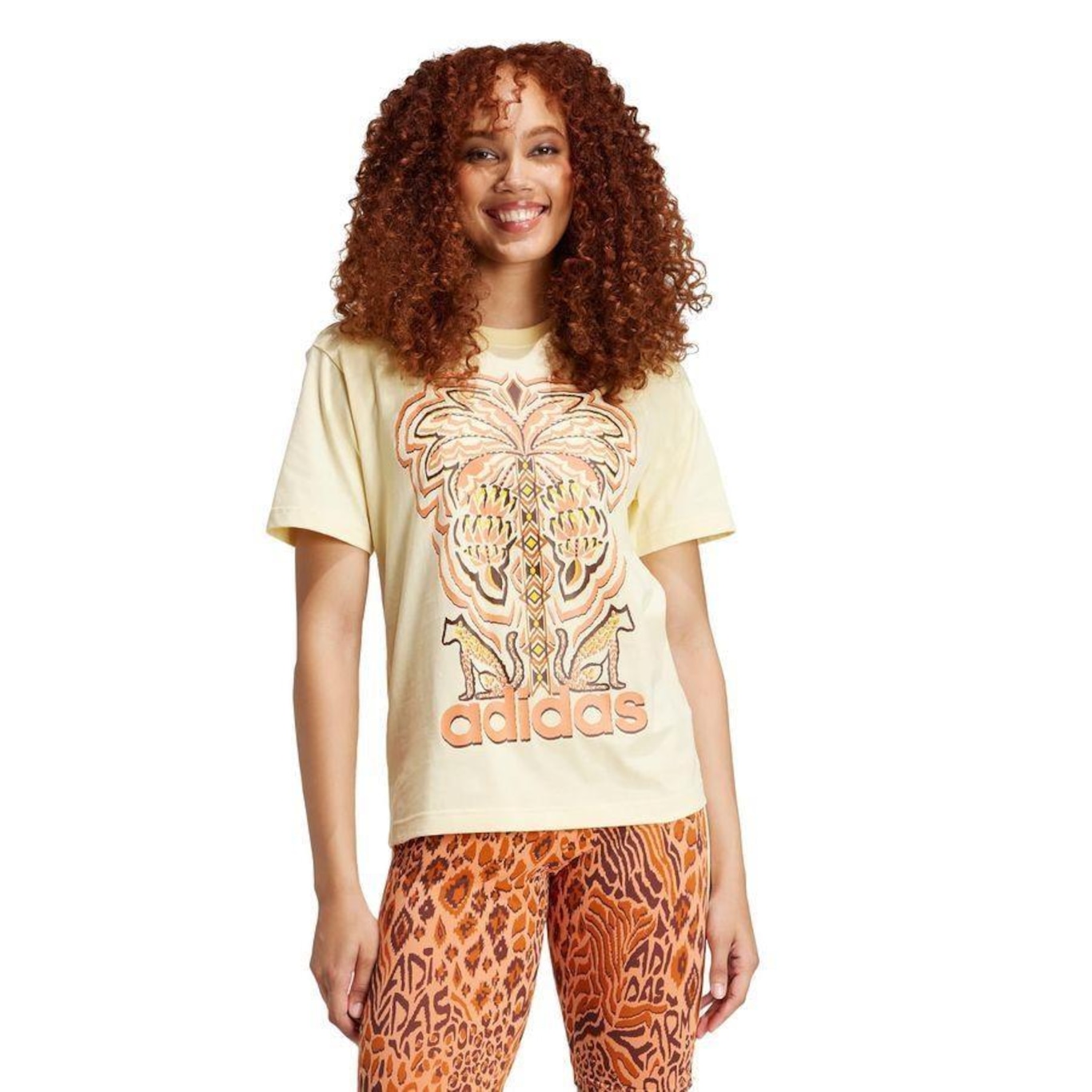 Camiseta Estampada adidas X Farm Rio - Feminina - Foto 2