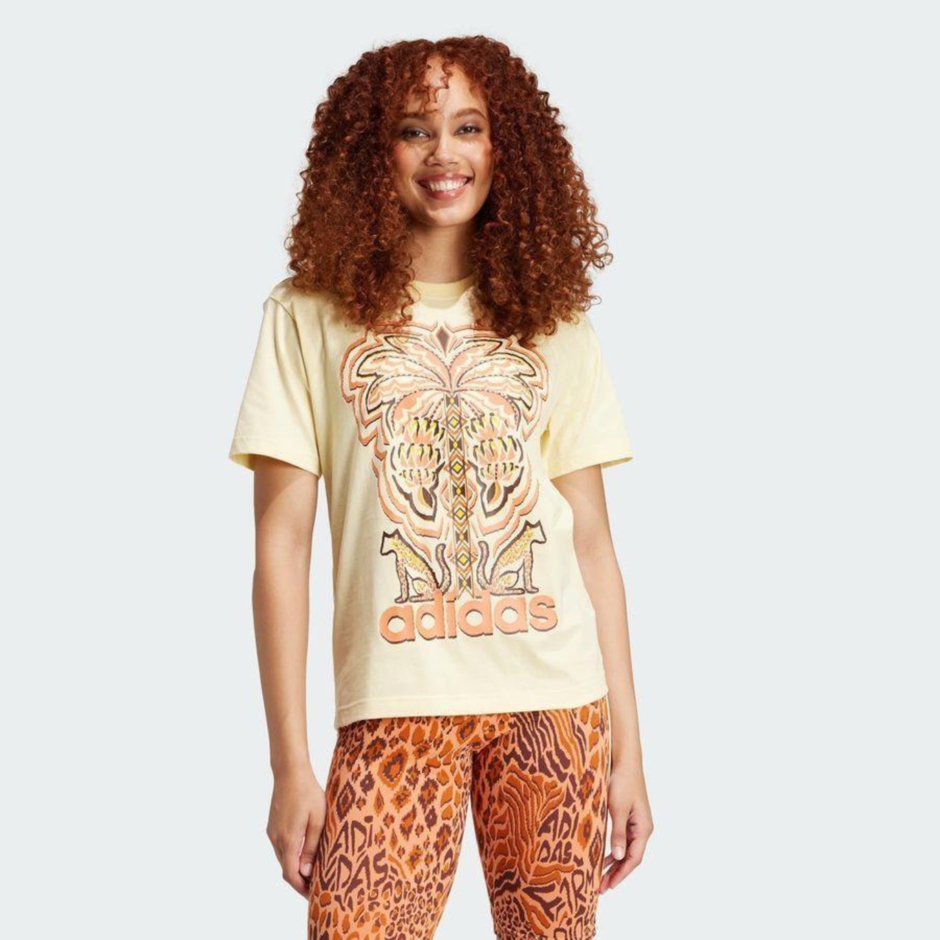 Camiseta Estampada adidas X Farm Rio - Feminina - Foto 3