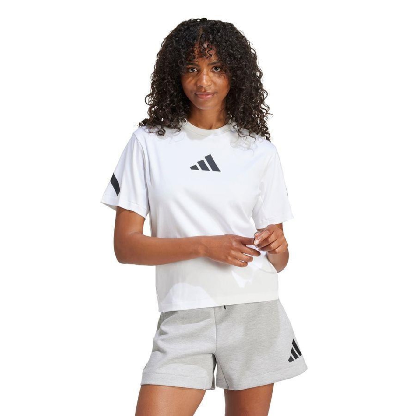 Camiseta adidas W Z.N.E. Tee - Feminina - Foto 1