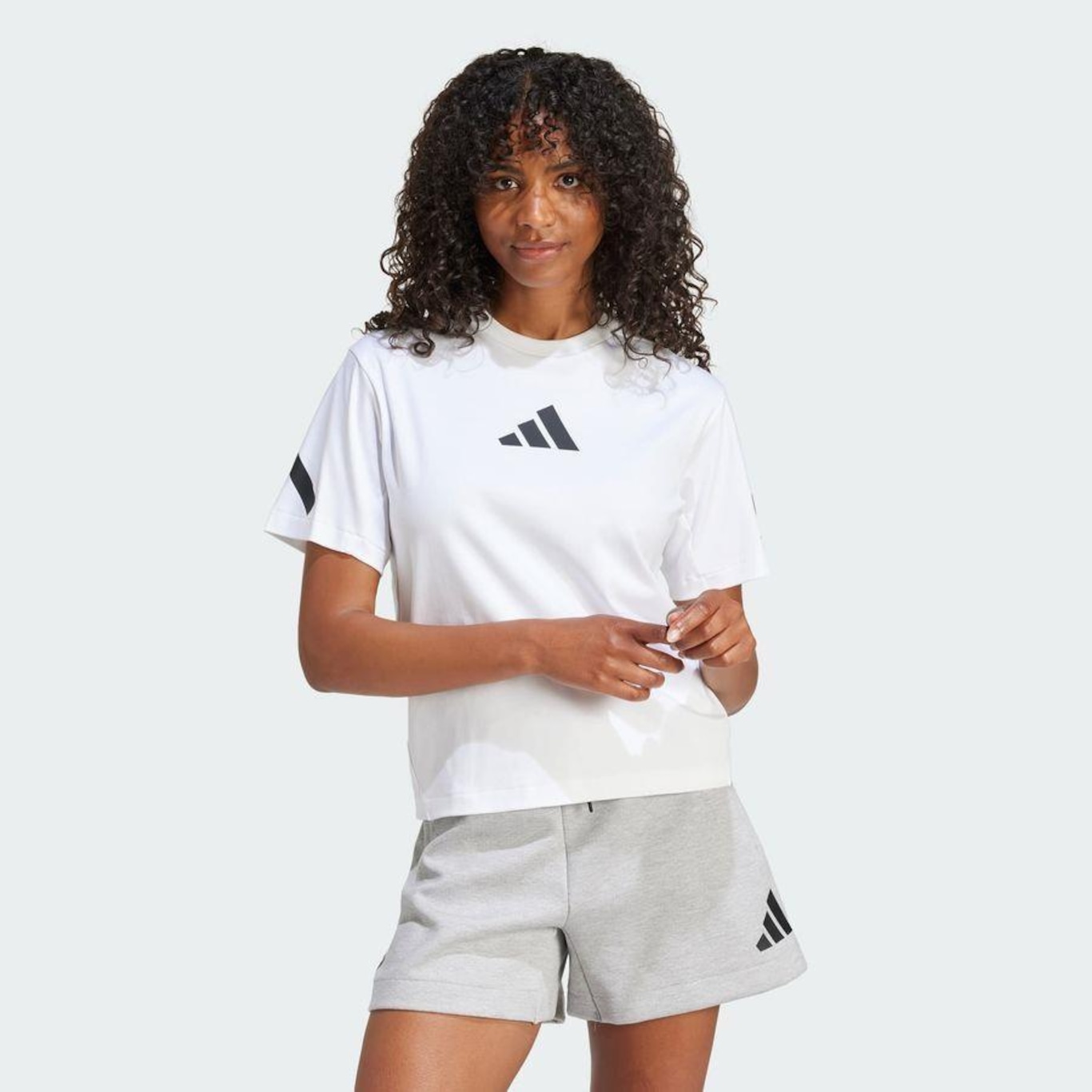 Camiseta adidas W Z.N.E. Tee - Feminina - Foto 2