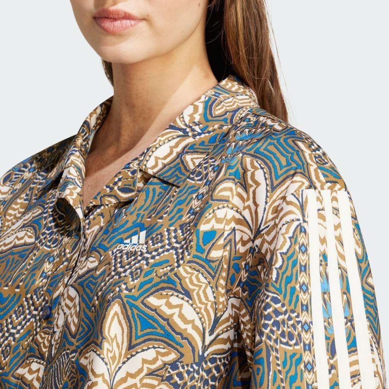 Camisa adidas X Farm Rio - Feminina - Foto 5