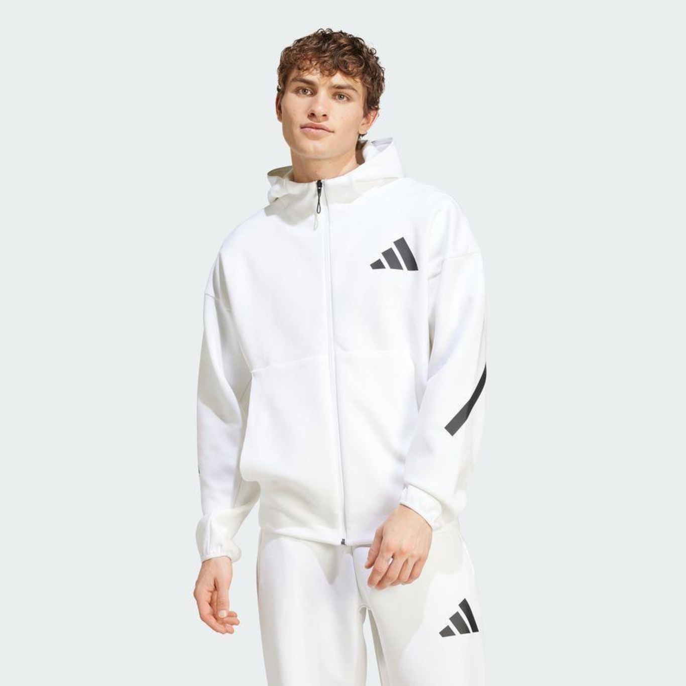 Jaqueta Capuz New adidas Z.N.E. Full-Zip adidas - Masculino - Foto 3