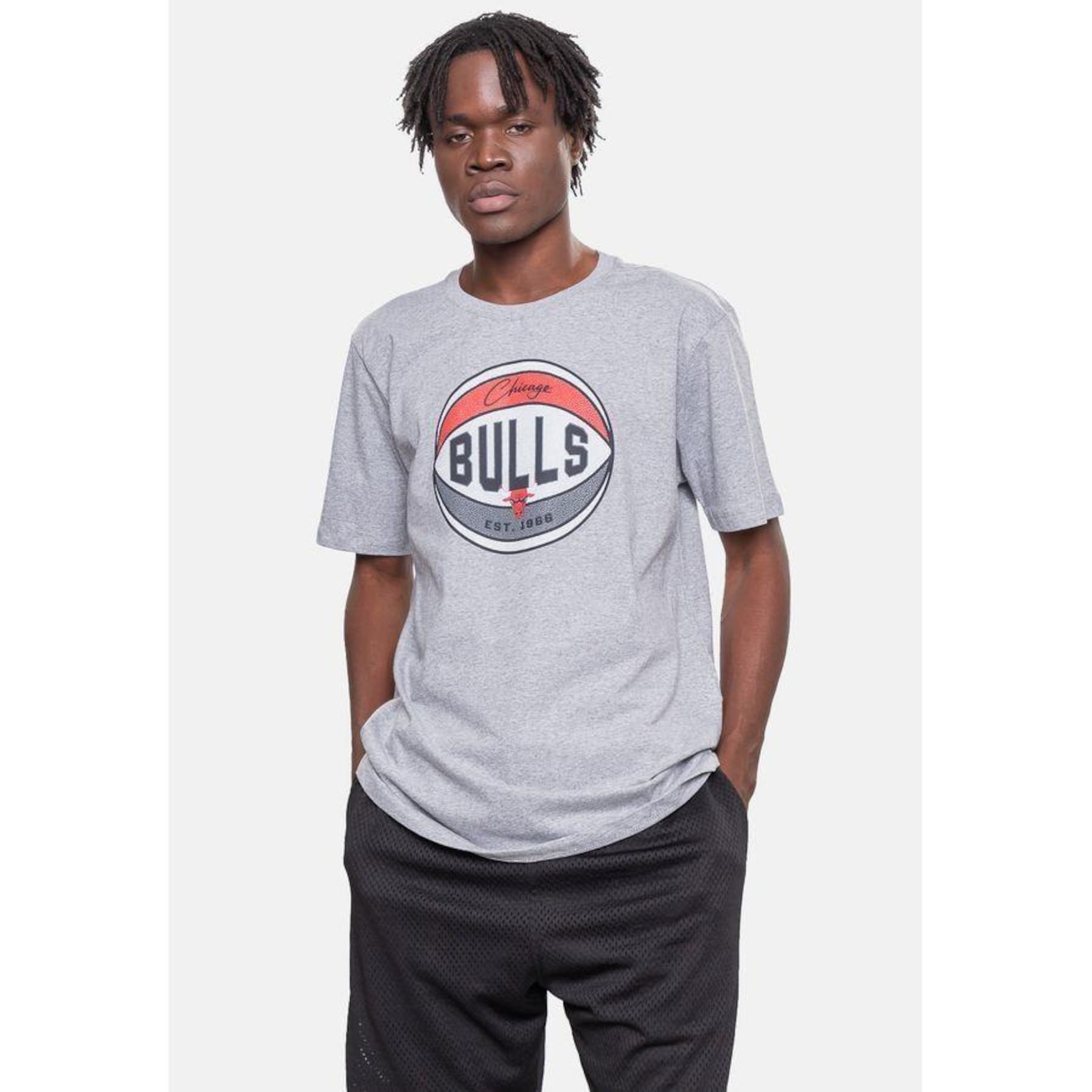 Camiseta Nba Basket Chicago Bulls - Masculina - Foto 2