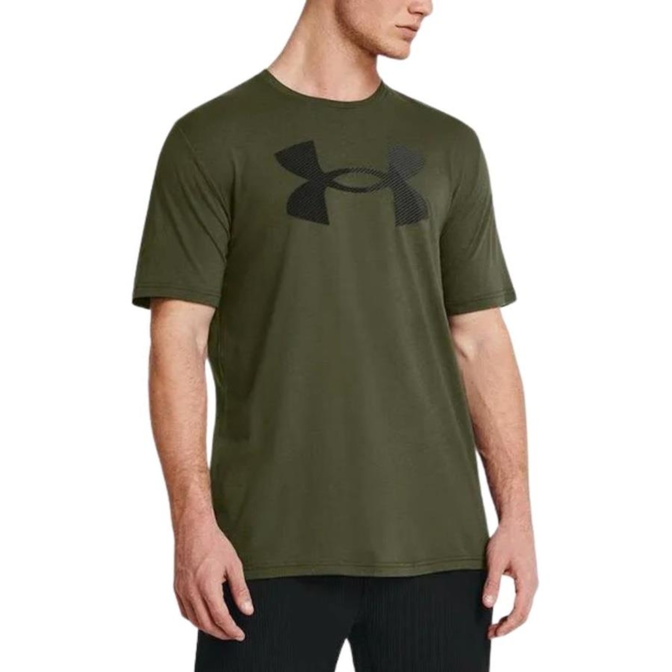 Camiseta Under Armour Ua Big Logo Fill Ss Brz - Masculina - Foto 1