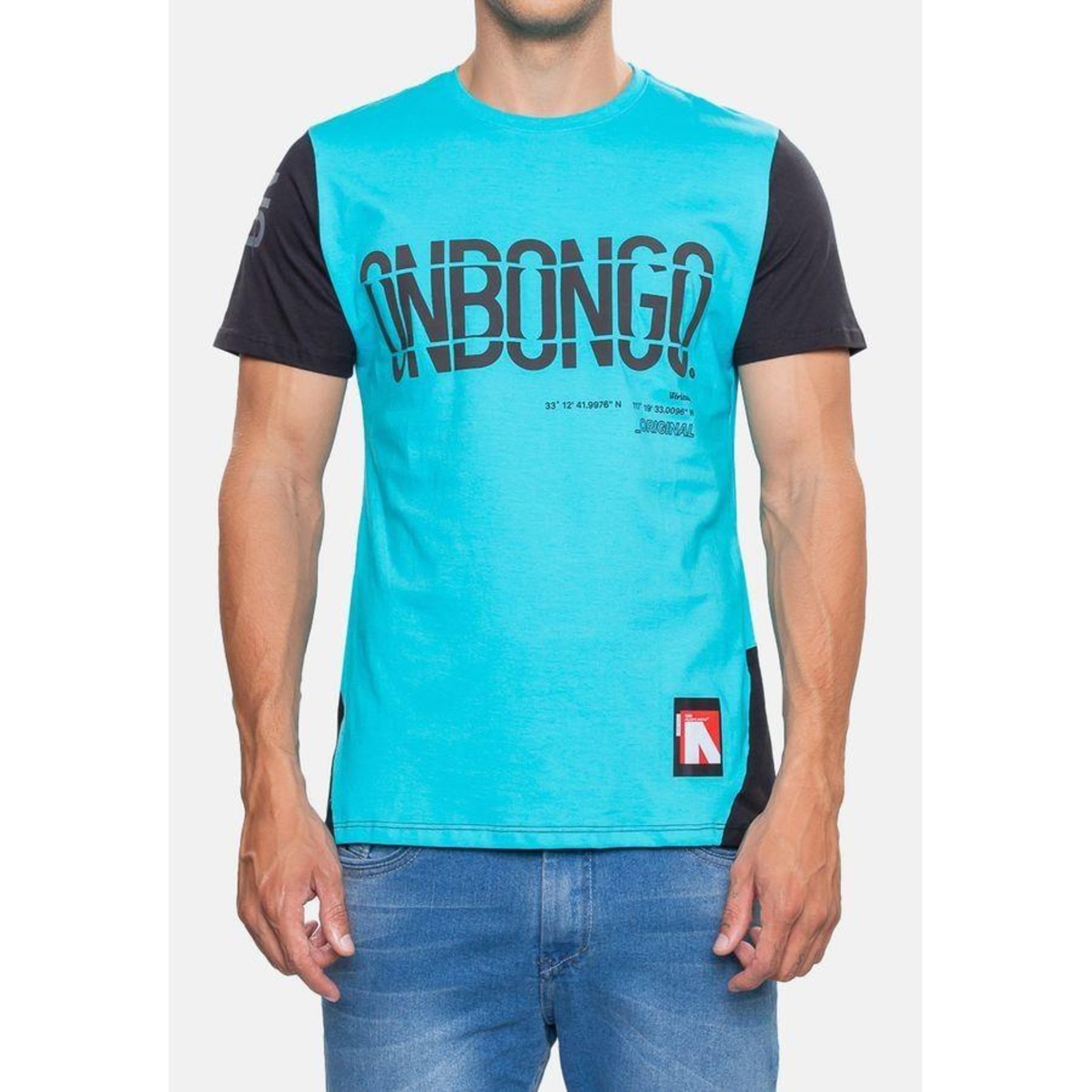 Camiseta Onbongo Turquesa - Masculina - Foto 3