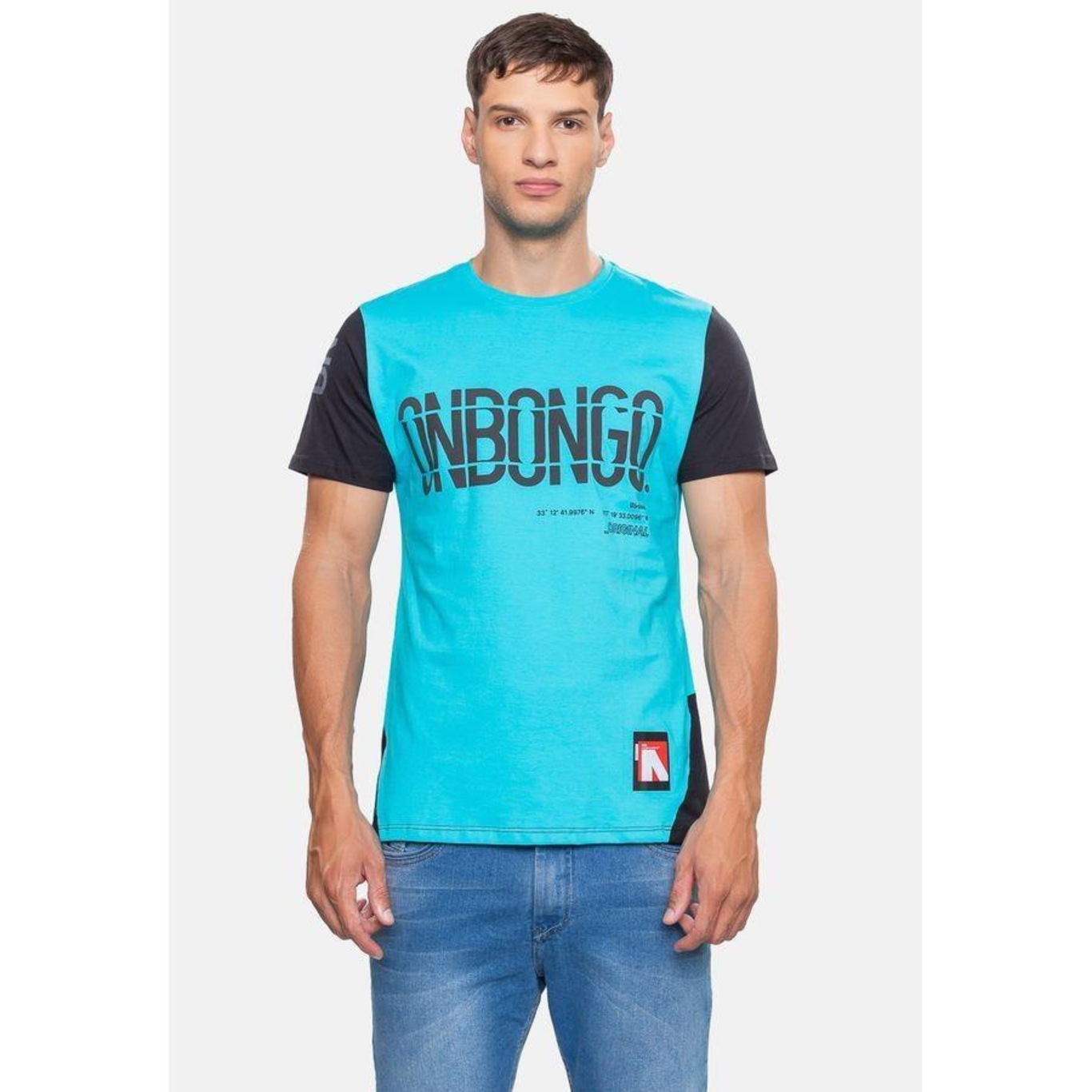 Camiseta Onbongo Turquesa - Masculina - Foto 4