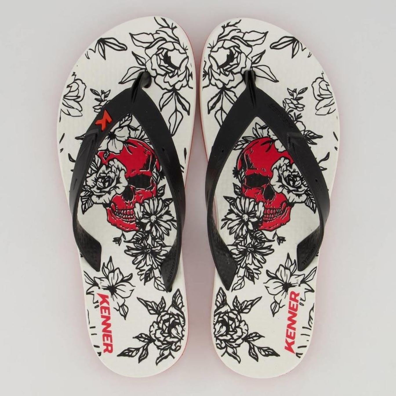 Chinelo Kenner Summer Skull - Masculino - Foto 1