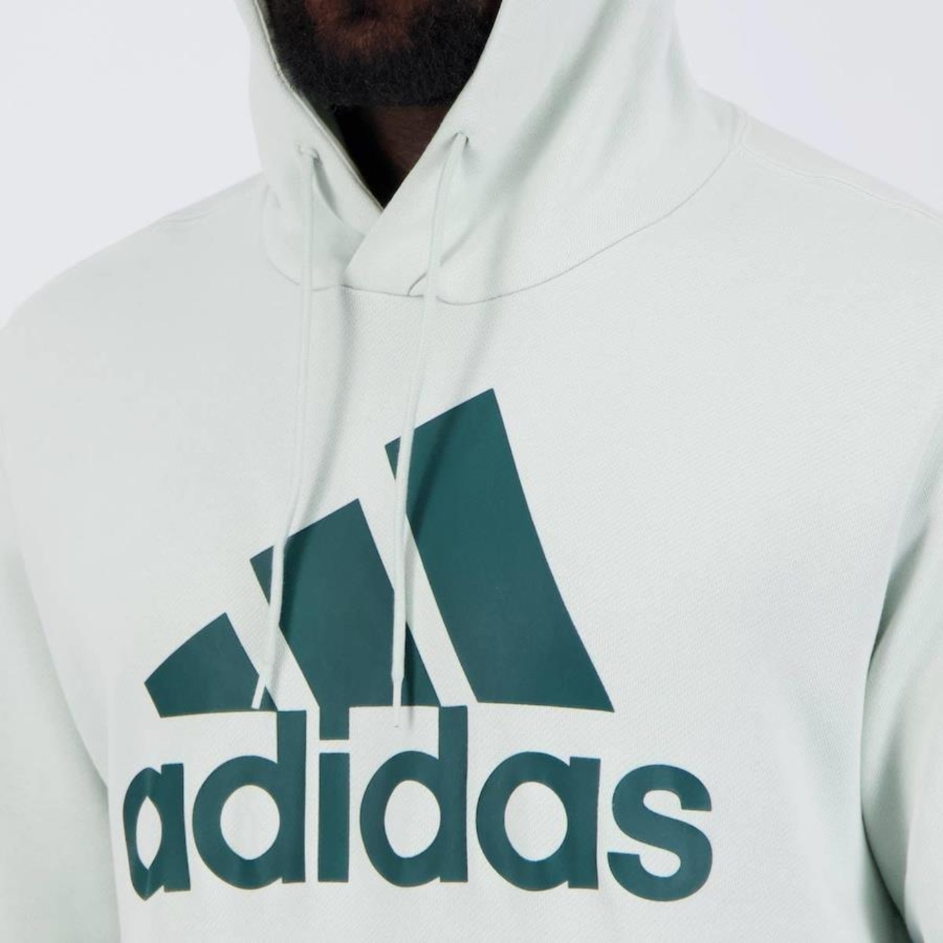 Blusão de Moletom adidas com Capuz Big Logo - Masculino - Foto 5