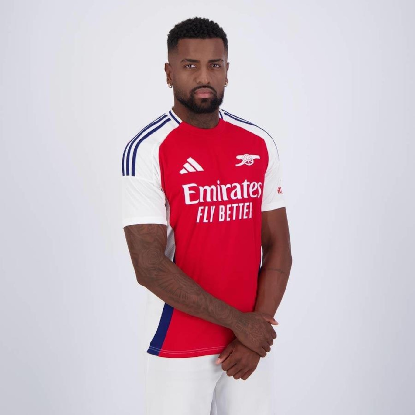 Camisa Arsenal Home 2025 7 Saka adidas - Masculina - Foto 3