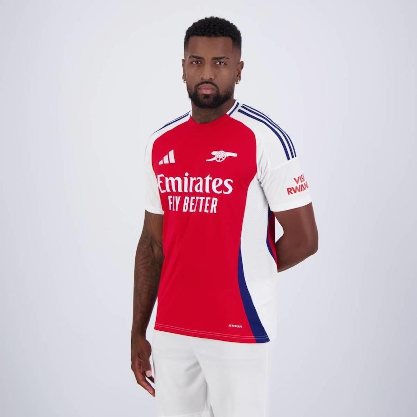 Camisa Arsenal Home 2025 7 Saka adidas - Masculina - Foto 4