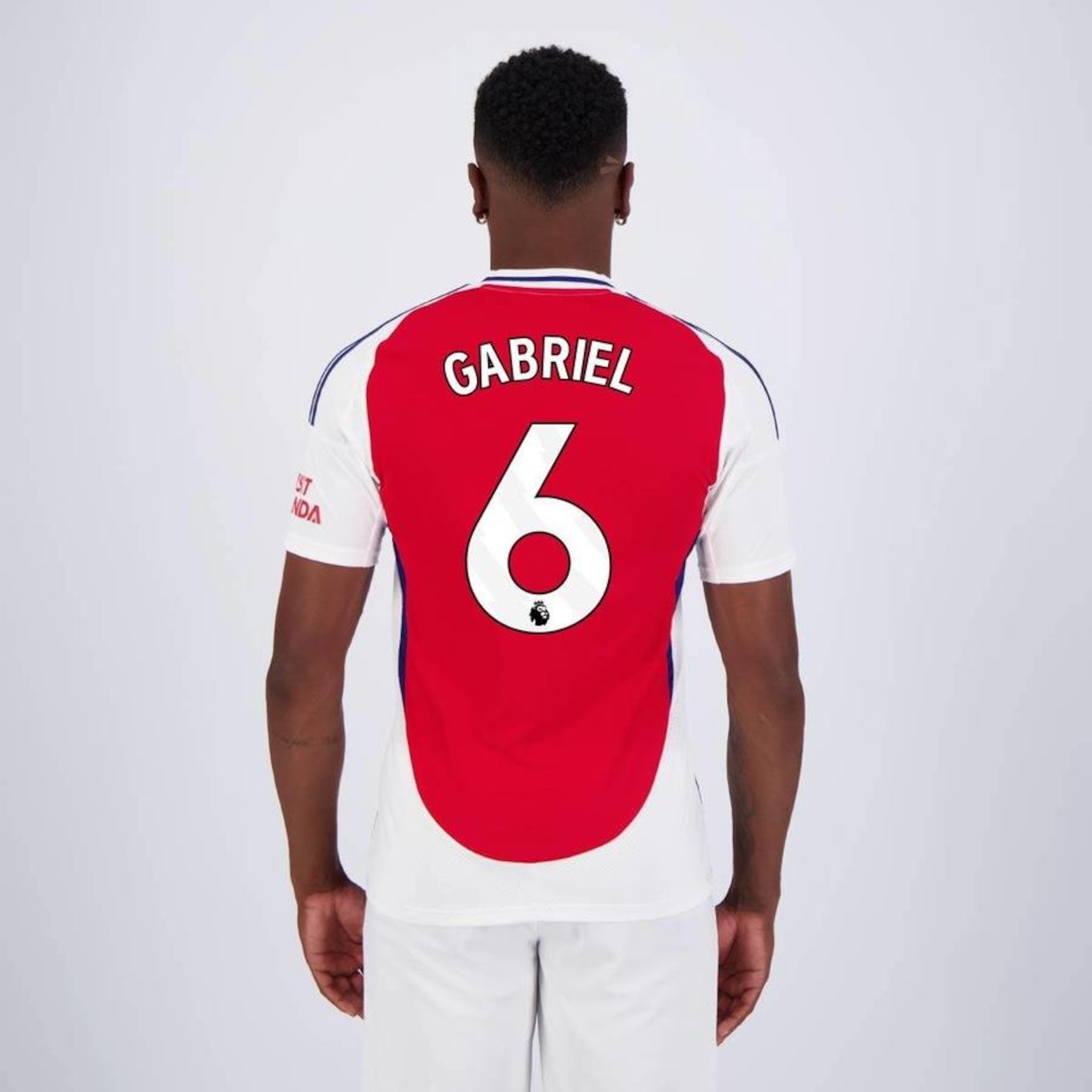 Camisa Arsenal Home 2025 6 Gabriel adidas - Masculina - Foto 1