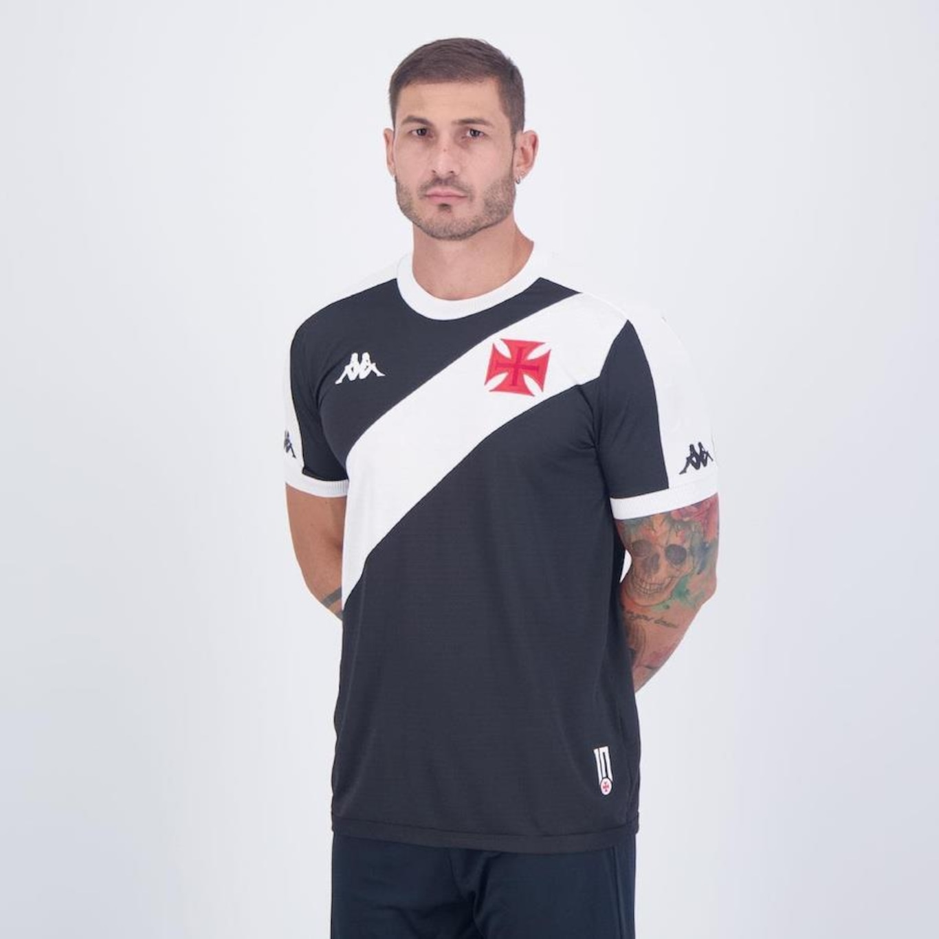 Camisa do Vasco I 2024 Kappa 6 Lucas Piton - Masculina - Foto 4