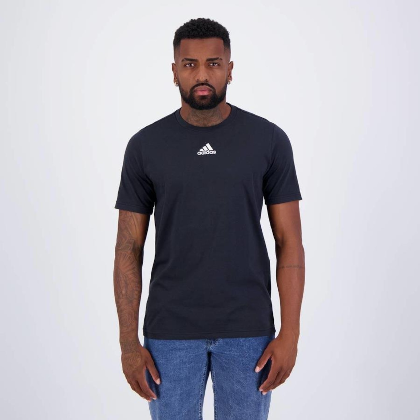 Camiseta adidas Small Logo - Masculina - Foto 1