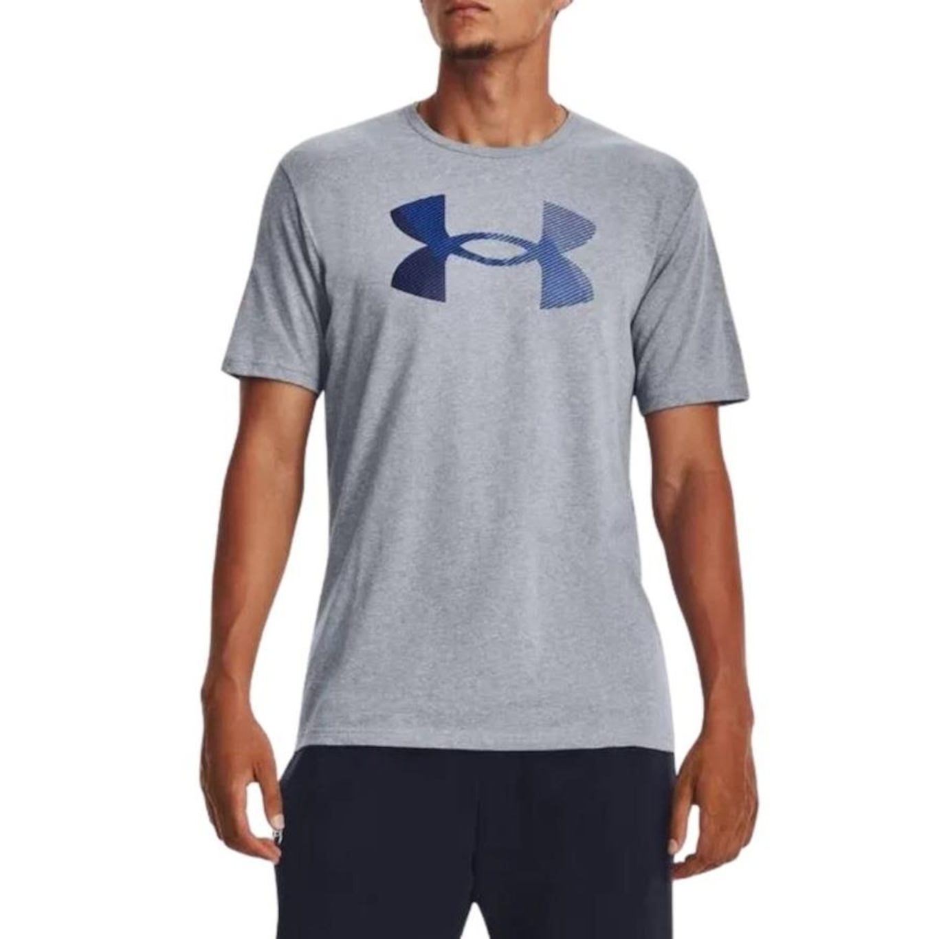 Camiseta Under Armour Ua Big Logo Fill Ss Brz - Masculina - Foto 1