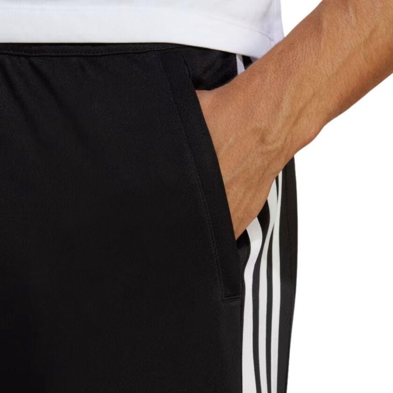 Calça adidas Treino Essentials 3 Listras - Masculina - Foto 4