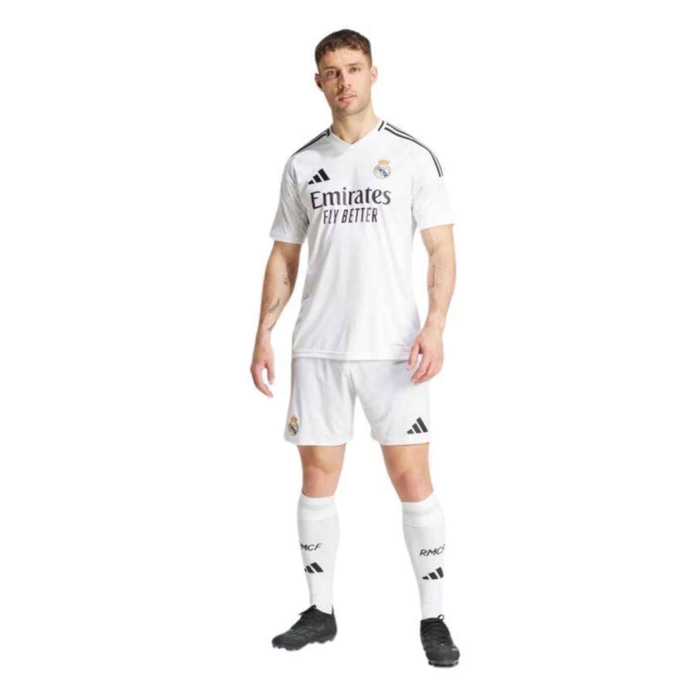 Bermuda adidas Real Madrid I 2024/25 - Masculina - Foto 6