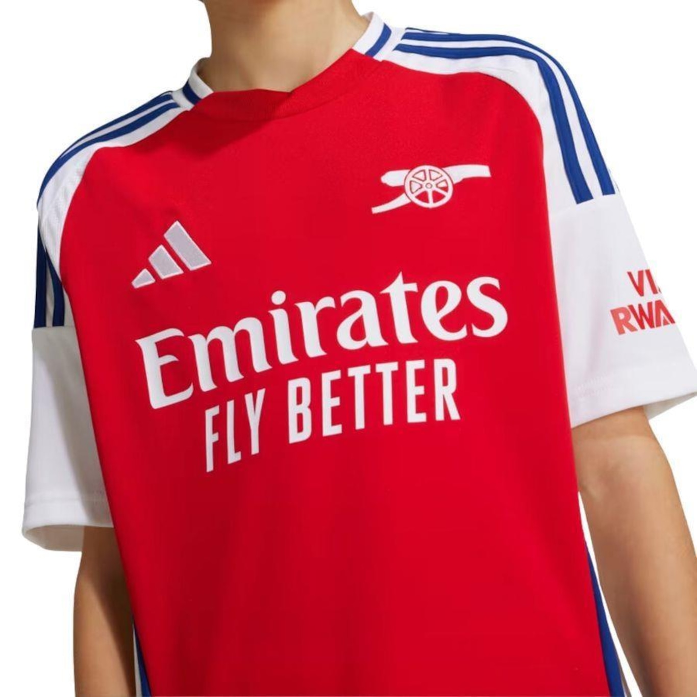 Camisa adidas Arsenal I 2024/25 Torcedor - Infantil - Foto 3