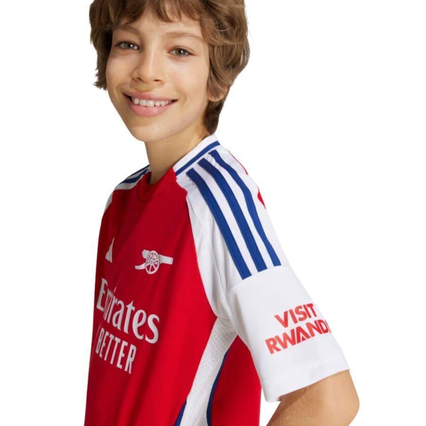 Camisa adidas Arsenal I 2024/25 Torcedor - Infantil - Foto 4