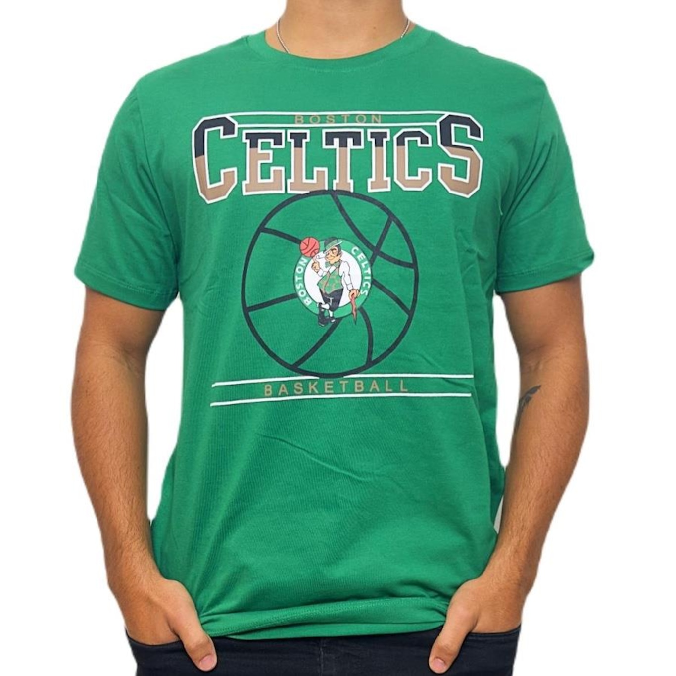 Camiseta Nba Boston Celtics Basquete Box Out - Masculina - Foto 2