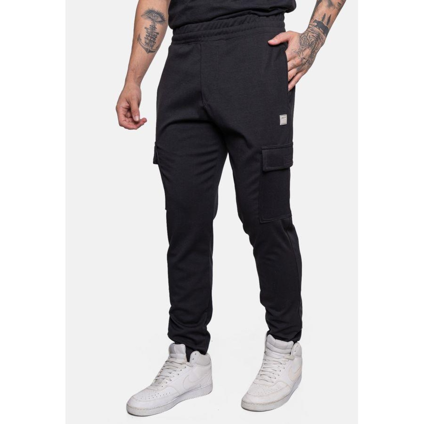 Calça de Moletom Hd Cargo - Masculina - Foto 4