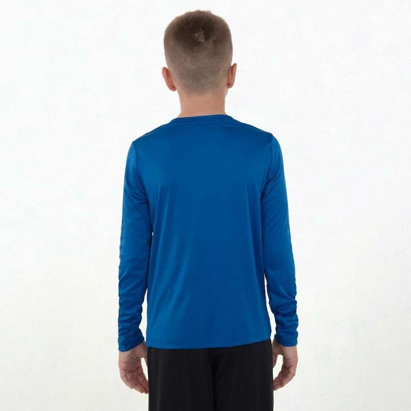 Camisa Manga Longa Umbro Basic Uv - Infantil - Foto 3