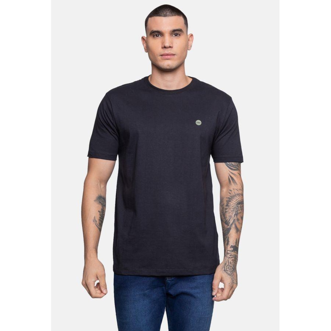 Camiseta Hd Circle Wave - Masculina - Foto 1