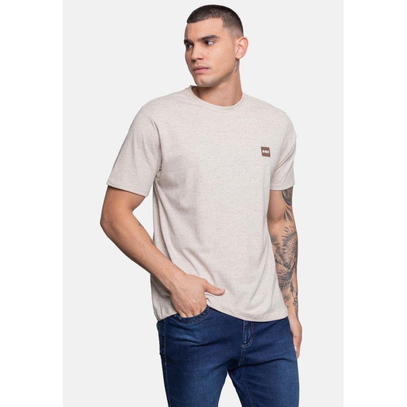 Camiseta Hd Print - Masculina - Foto 4