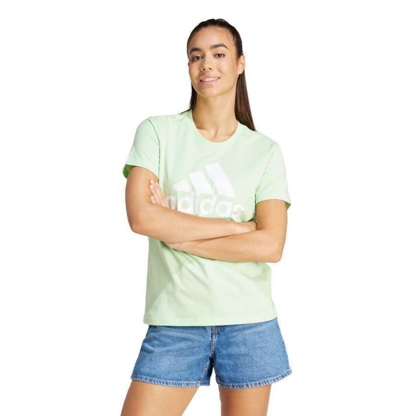 Camiseta adidas Big Logo - Feminina - Foto 2