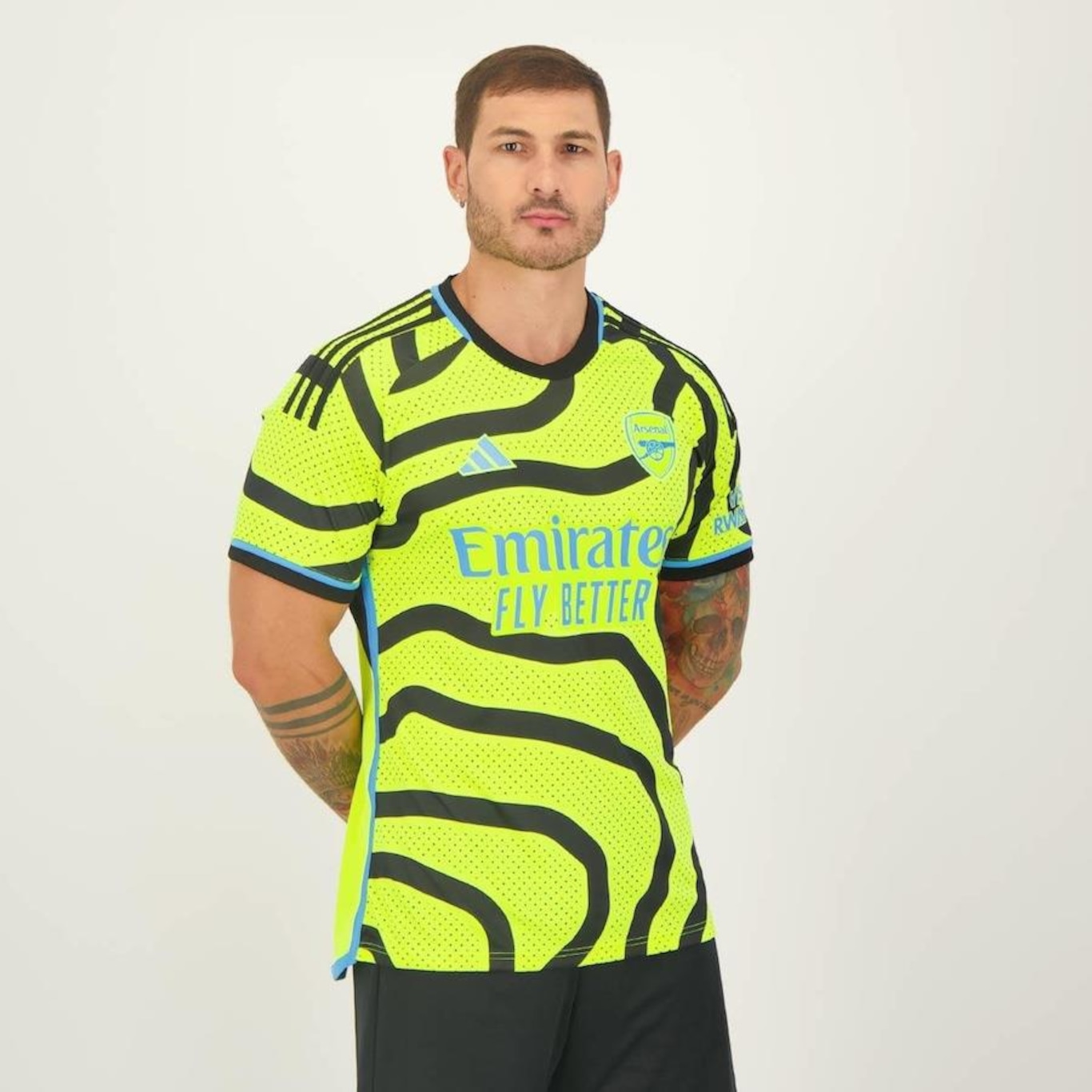 Camisa adidas Arsenal Away 2024 6 Gabriel  - Masculina - Foto 3