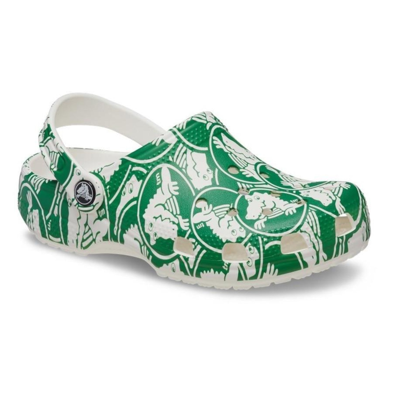 Sandália Crocs Classic Duke Print Clog K Ivy - Unissex - Foto 2