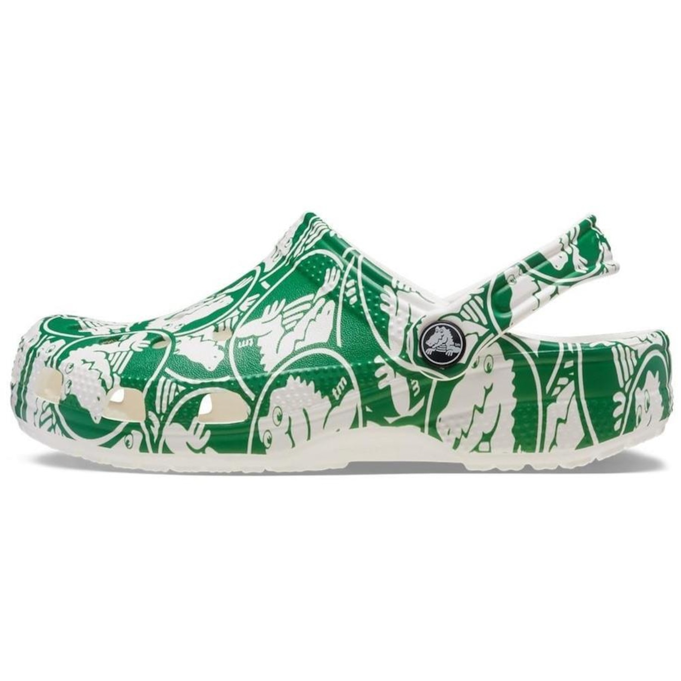 Sandália Crocs Classic Duke Print Clog K Ivy - Unissex - Foto 3