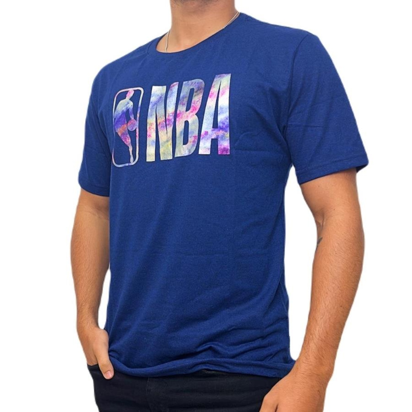 Camiseta Nba Basquete Galaxy - Masculina - Foto 1