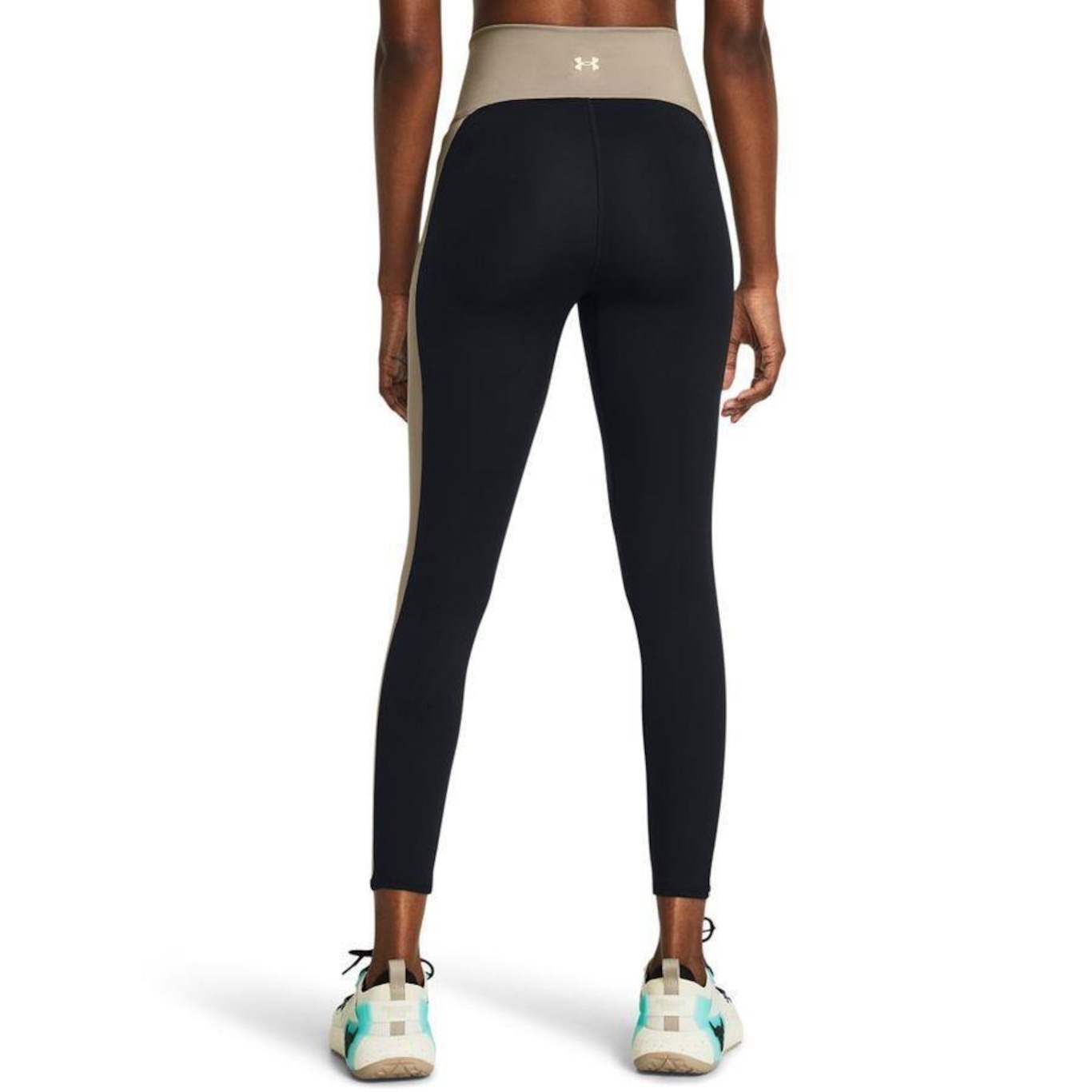 Calça Legging Under Armour Project Rock Lets Go Colorblock - Feminino - Foto 2