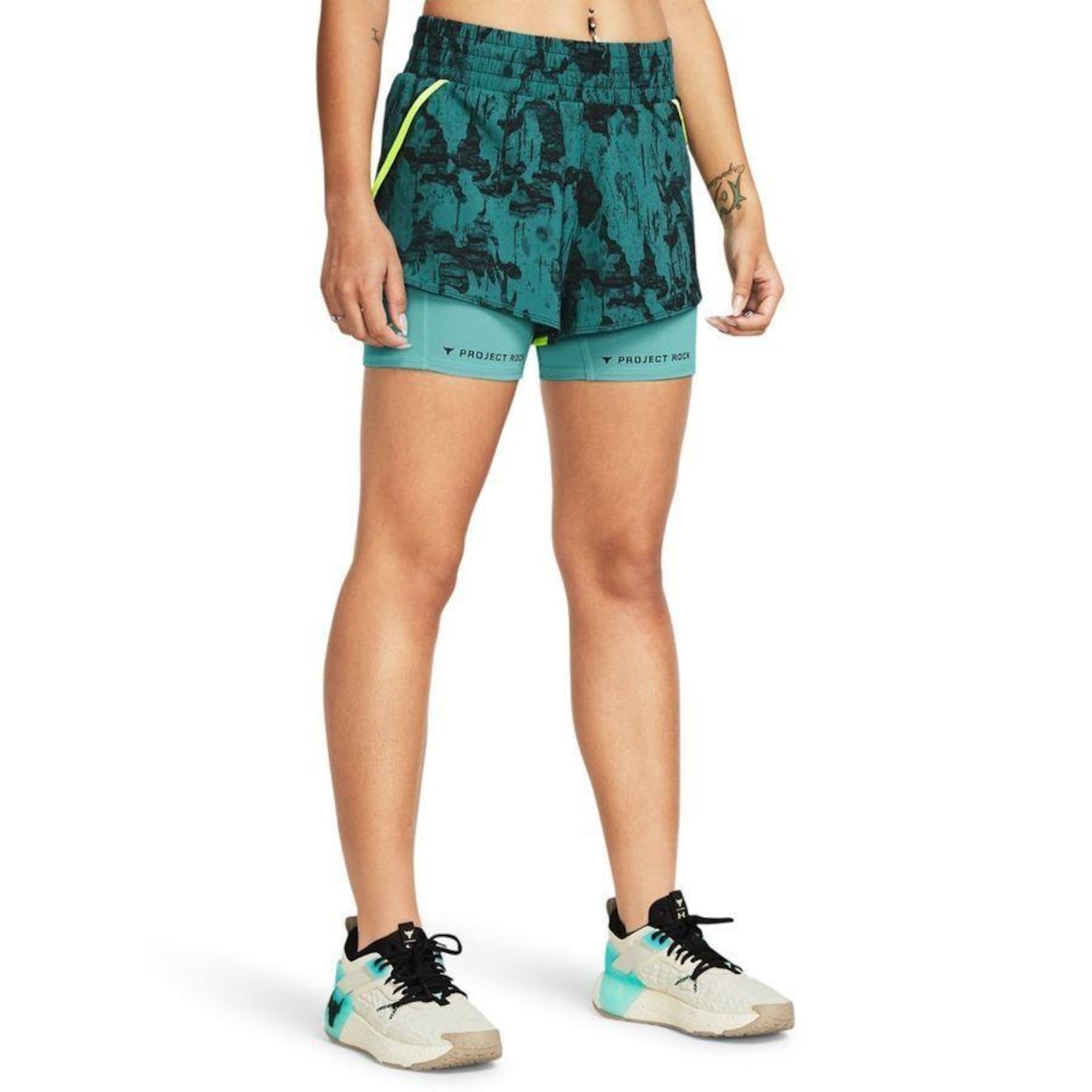 Shorts Under Armour Project Rock Flex - Feminino - Foto 1